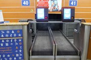 Стойка самостоятельной сдачи багажа "Аэрофлота" // Юрий Плохотниченко