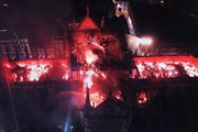 Фото, сделанное полицейским дроном. // twitter.com